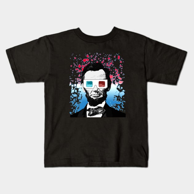 Lincoln - 3D Kids T-Shirt by adamzworld